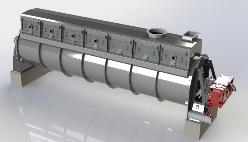 市政工業廢水污泥專用圓盤干化機